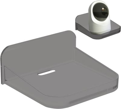 Generico Babymonitorrek, wandrek, zwevende houder zonder boren, voor beveiligingscamera voor badkamer, kantoor, slaapkamer, woning, huurraam