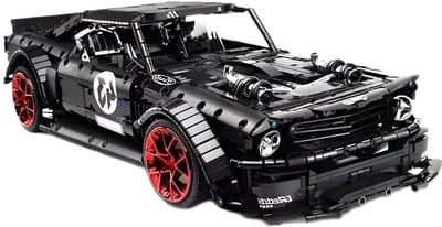 Mould King 13108 Mustang Hoonicorn mega bouwset | City fast racing champions adventure | Creator classic motor bouwpakket | Technische speelgoed ideas voor volwassenen & kinderen | DIY furious speed auto - geschikt voor lego | Bouwdoos met 3201 bloks