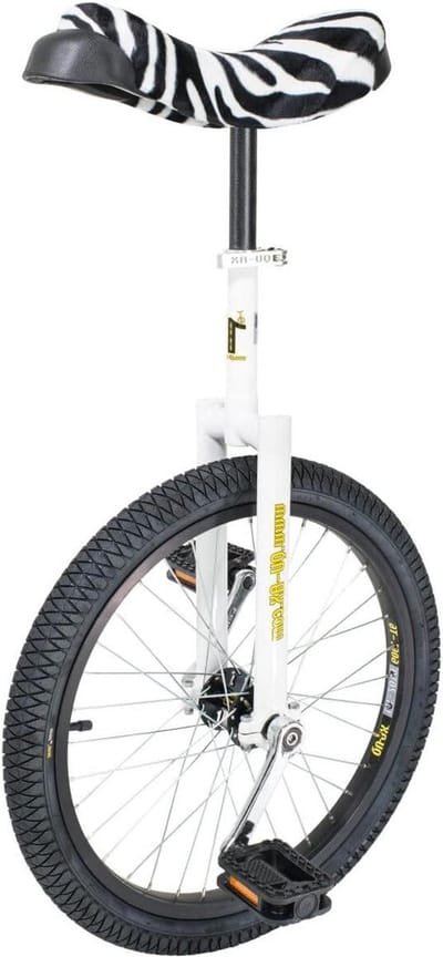 Eenwieler - Monowiel - Buiten Sporten - Comfortabel Zadel - 20 Inch Wiel - Wit