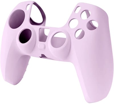 Xainy - Siliconen skin case roze voor PS5 controller | Pro shooting games kit | Geschikt voor Sony Playstation 5 Dualsense | Game Console accessoires | Joystick faceplate cover hoesje