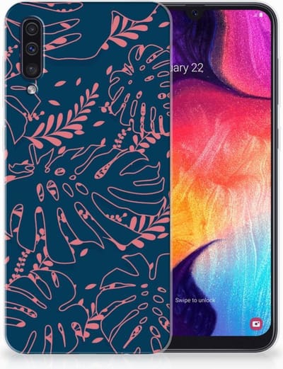 Samsung Galaxy A50 TPU Case Palm Leaves