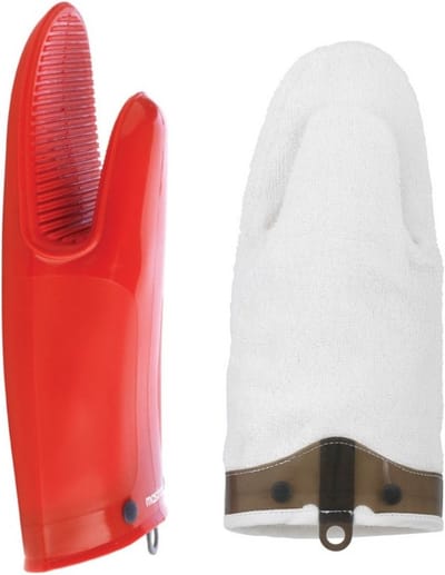 Ovenhandschoen, rood - Mastrad