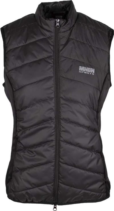 Mondoni Mix Bodywarmer - Maat: M - Zwart - Polyester