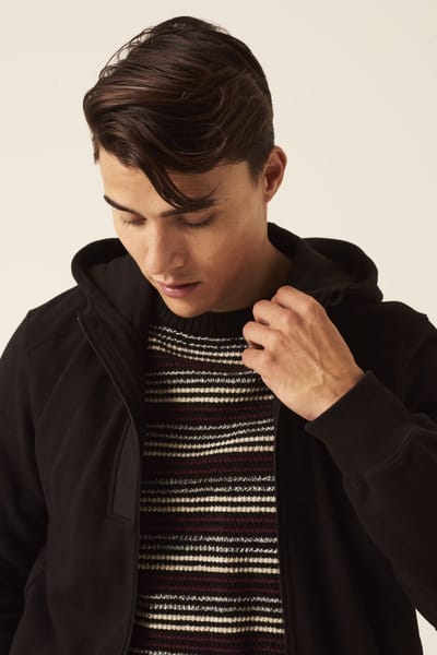Garcia zwart sweatvest hoodie - Maat S