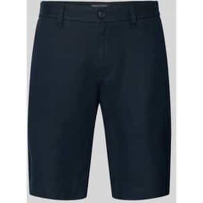 regular fit short van puur linnen model 'RESO JOGGER'