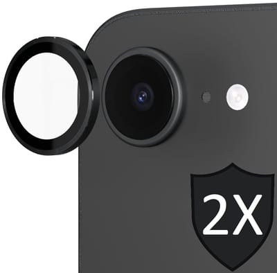 Camera Screenprotector geschikt voor iPhone 16e - 2x Volledig Dekkend Glas Screen Protector