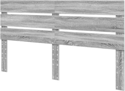 Hoofdbord Bed - Bedombouw Achterpaneel - Slaapkamer Decoratie - Gladde Afwerking - 180 cm - Grijs Sonoma
