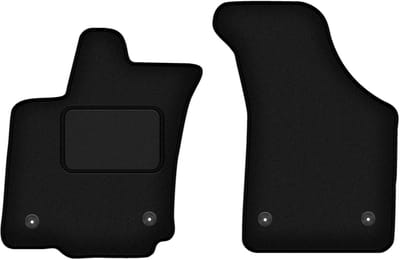 Wielganizator WLG-CARLUX - Autovloermatten - Voorkant - VW Phaeton - Zwart
