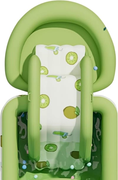 Waterglijbaan Zwembad - Opblaasbaar Speelgoed - Buitenplezier - Watergevulde Stabilisatie - 181x108x81cm - Groen