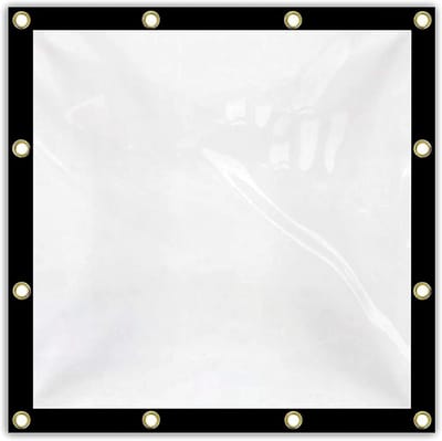 Zware Dekzeil - Waterdicht Vinyl - Buitenbescherming - Transparant Geïsoleerd - 6x8 Meter - Helder