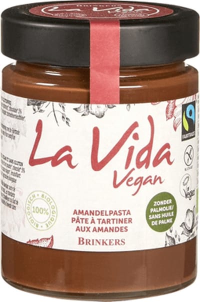 Amandelpasta La Vida Vegan - Pot 270 gram - Biologisch