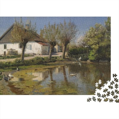 Houten Puzzel - Kunst Puzzel - Ontspanning thuis - Unieke stukjes - 1000 stukjes - Stijl 4