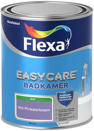 Flexa - Easycare Badkamer - Vol Pinksterbloem - Mengverf - 1 L