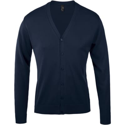 SOL'S Men´s Golden V-Neck Knitted Cardigan L418 - Navy - XXL