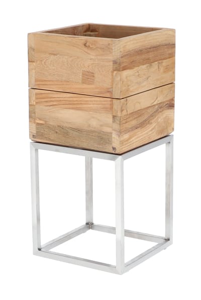 Jan Kurtz - Mini Garden plantenbak met frame - S - bruin