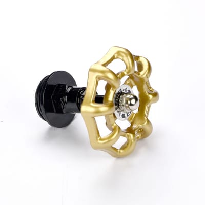 Mytube Koppelstuk Ø25mm - Zwart - Decoratie Kraanwiel - Goud