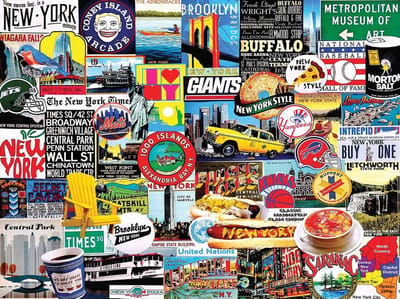 New York Puzzel 1000 Stukjes - Puzzel met Afmetingen 760mm x 610mm