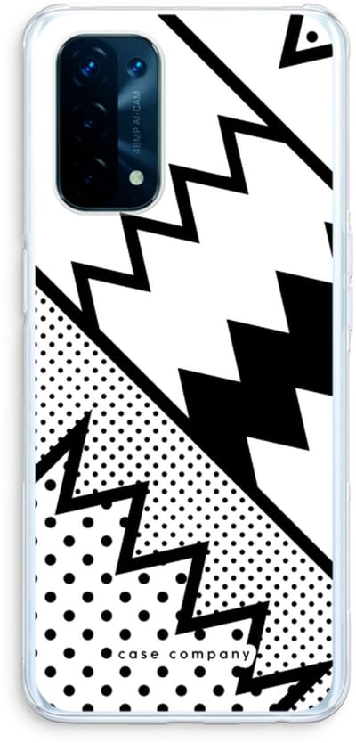 Case Company® - Hoesje geschikt voor Oppo A74 5G hoesje - Pop Art #5 - Soft Cover Telefoonhoesje - Bescherming aan alle Kanten en Schermrand
