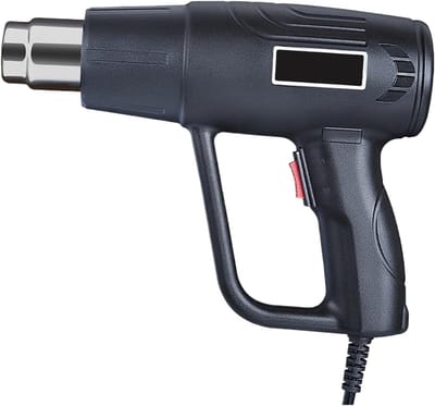 Heteluchtpistool - Warmtepistool - Materiaal Bewerken - LCD Temperatuurregeling - 2000W - Zwart