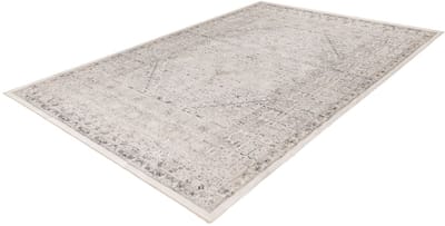 Lalee Vloerkleed - Laagpolig - Modern en Vintage - Zilver - Hoogwaardige Kwaliteit - Ondersteunt Vloerverwarming