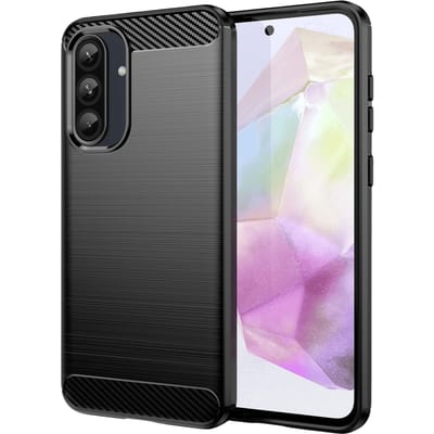 CaseBody Samsung Galaxy A36/A56 Schokbestendig Hoesje Zwart