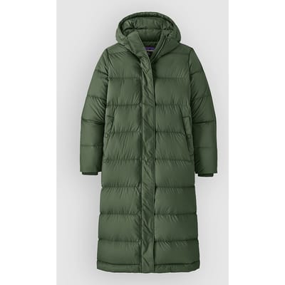 Patagonia Silent Down Long Parka groen