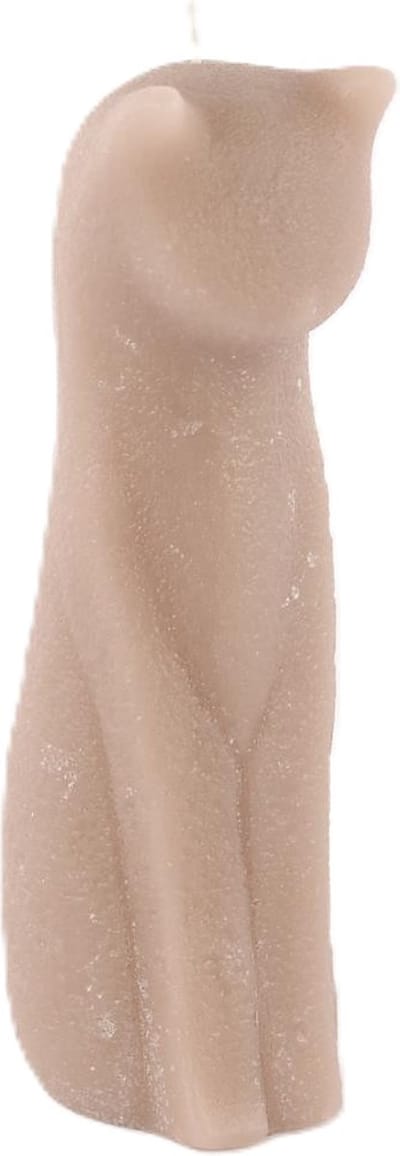 Rasteli Luz Your Cilinder Kaars Kat-Poes Roze D 9 cm H 25 cm