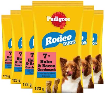 Pedigree Hondensnack Rodeo Kip - 6 x 123 gr - Voordeelverpakking