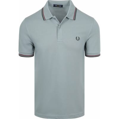 Polo Shirt Korte Mouw Fred Perry Polo Twin Tipped M3600 Blauw 98A