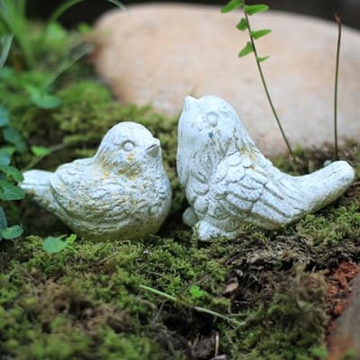 Vogelstandbeelden voor Binnen en Buiten - Cement Sculpturen voor Tuin en Huis Decoratie