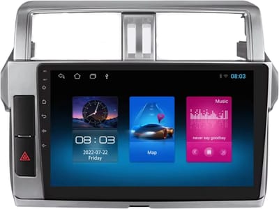 Autoradio met bluetooth - Carplay - Voor Toyota Land Cruiser Prado 150 (2013-2017) - Geschikt voor Apple en Android - Stereo - Navigatie - Navigatiesysteem auto - 1GB 16GB