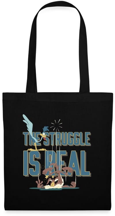 Looney Tunes The Struggle Is Real Tas Van Stof Schoudertas