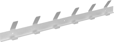 Gorillz Trim 50 Kapstok -12 haken (lengte) 55 cm - Metaal - Wit