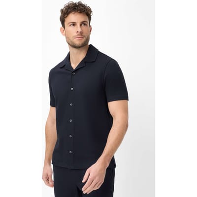 Brax Heren Poloshirt  Style PAJO navy, donkerblauw, maat L