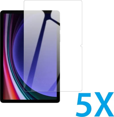 Screen protector Geschikt voor: Samsung Galaxy Tab S9 Ultra, Tab S10 Ultra & Tab S11 Ultra - 4.6-Inch Tablet Screenprotector 5x - glas - bescherm - beschermglas - ZT Accessoires