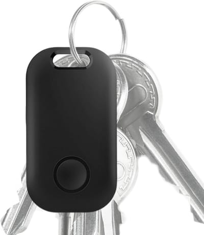 Elektronische Tracker - Locatie Tracker - Voorwerpen Lokaliseren - Eén Knop Activering - 5.6 x 3 x 1.5 cm - Wit