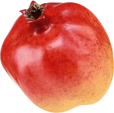 Kunstfruitgranaatappel kunstrood geel 9×11cm