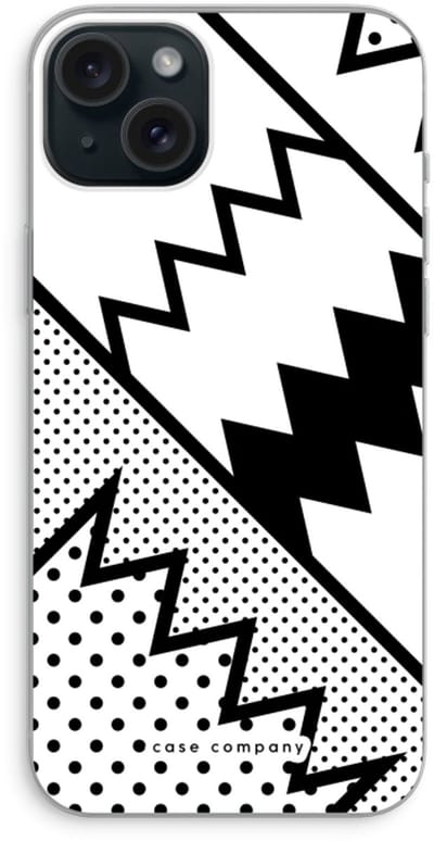 Case Company® - Hoesje geschikt voor iPhone 15 Plus hoesje - Pop Art #5 - Soft Cover Telefoonhoesje - Bescherming aan alle Kanten en Schermrand