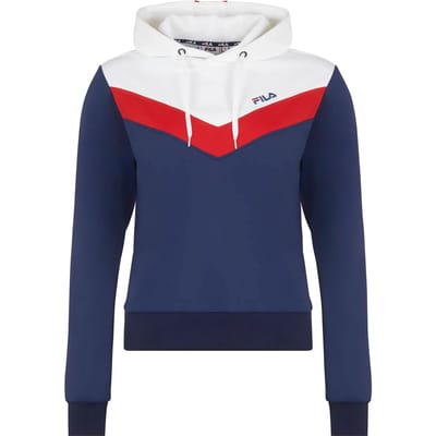 Fila Bosa Cropped Hoody FAW0273-53007, Vrouwen, Marineblauw, Sweatshirt, maat: M