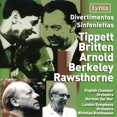 English Chamber Orchestra, Norman Del Mar, London Symphony Orchestra, Nicholas Braithwaite - Divertimentos, Sinfoniettas (CD) (Remastered)
