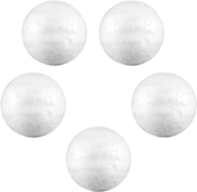100 stuks 1.5 cm witte polystyreen schuimballen voor kerstdecoratie, DIY kunst en paasfeest versiering