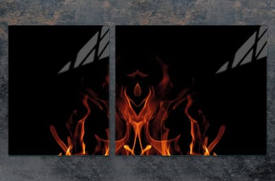 TMK ArtDeko Serie - Glas Snijplank - 100x52 cm - Beschermende Panele - Lichtgewicht Ontwerp
