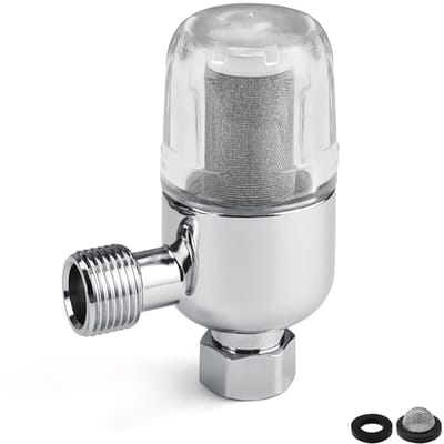 Efficiënte Douchefilter voor Waterkwaliteit, Herbruikbaar, 1/2 Inch Draad, Verwijdert Onzuiverheden uit Water en Verbeterd Verwarmingssysteem