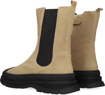 Wysh Camila Chelsea boots - Enkellaarsjes - Meisjes - Beige - Maat 38