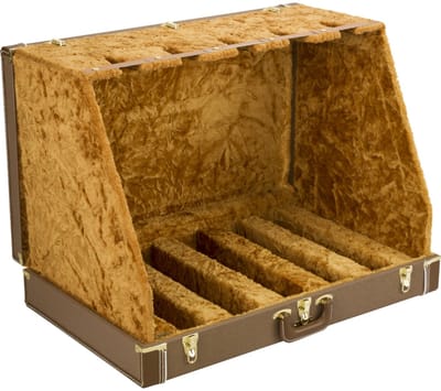 Fender Classic Series 5 Guitar Case Stand Brown - Gitaarstandaard