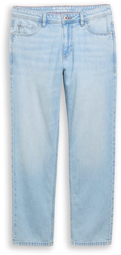 Tom Tailor - TTMARVIN STRAIGHT-jeans - Maat 32/32 - Used Bleached Blue Denim