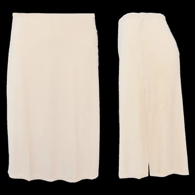 Gaubert Onderrok extra lang - 67-72CM - Lange dames jupon - beige - Zwart - Wit - XXL - Beige - XXL
