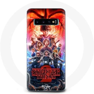 Coque pour Samsung Galaxy s10 plus Stranger Things Affiche Saison 2