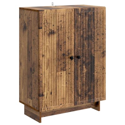 vidaXL - Dressoir - Oud - hout - 66 - x - 34,5 - x - 90 - cm - Bewerkt - hout