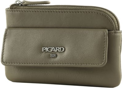 PICARD Leren sleutelgeval Bingo Key Case Gravel Taupe